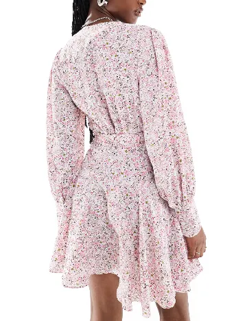 Rochie scurta Glamorous, roz Roz