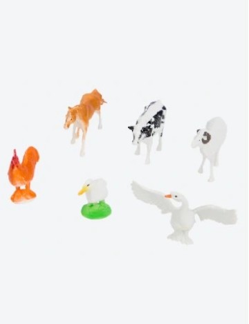 Set figurine 6 bucati Outletmag, mix culori