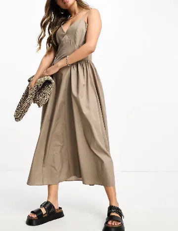 Rochie lunga ASOS, maro Maro