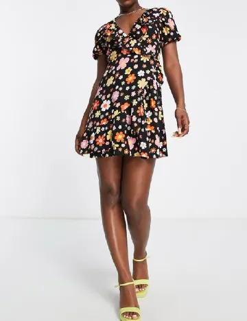 Rochie scurta Miss Selfridge, negru Negru