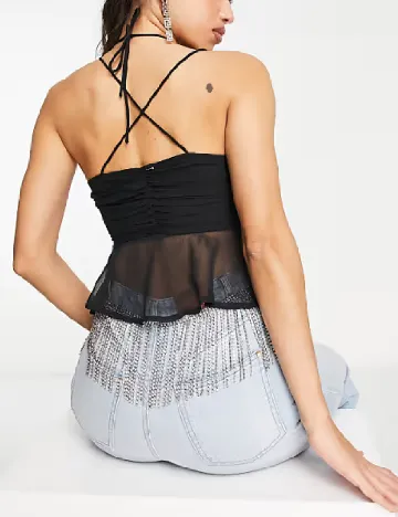 Top ASOS, negru