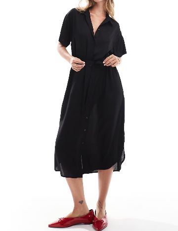 Rochie medie Vero Moda, negru