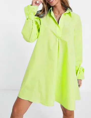 Rochie scurta ASOS, verde