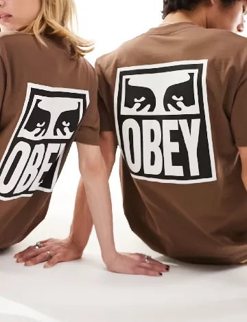 Tricou Obey, maro