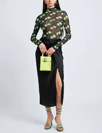 Fusta Top Shop, negru Negru