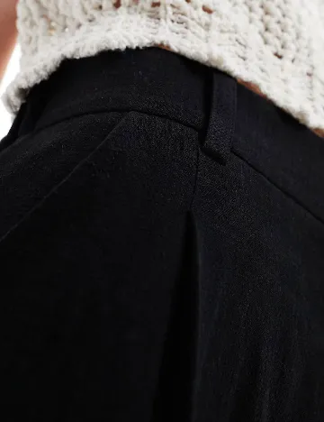 Pantaloni scurti ASOS, negru Negru