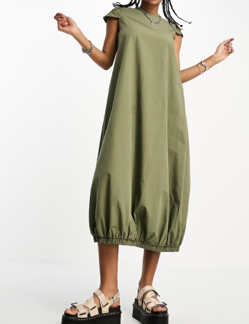 Rochie medie COLLUSION, verde