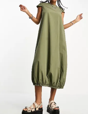 Rochie medie COLLUSION, verde