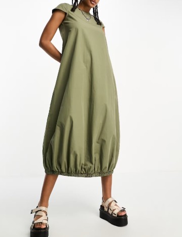 Rochie medie COLLUSION, verde
