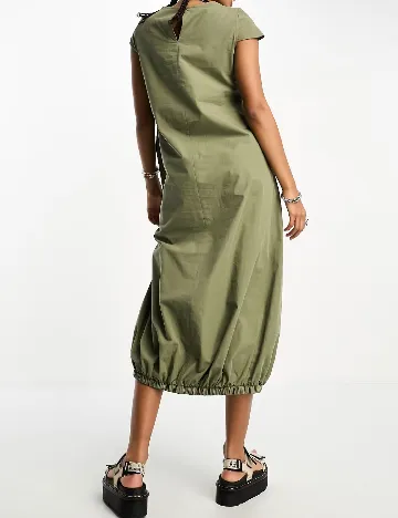 Rochie medie COLLUSION, verde