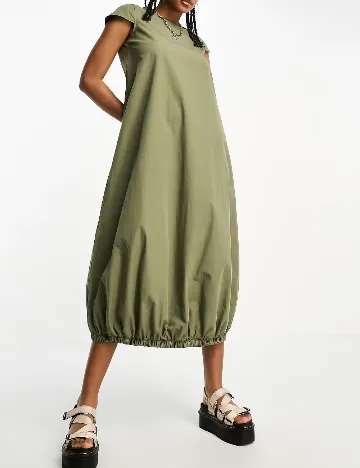 Rochie medie COLLUSION, verde