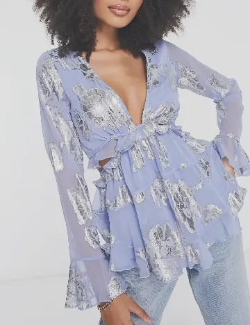 Bluza ASOS, albastru Albastru