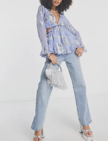 Bluza ASOS, albastru Albastru