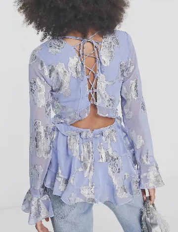 Bluza ASOS, albastru Albastru