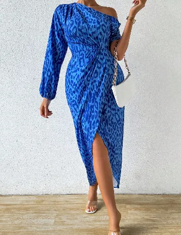 Rochie lunga SHEIN, albastru Albastru