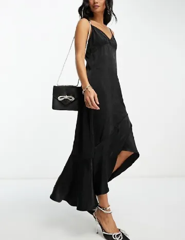 Rochie lunga Vila, negru