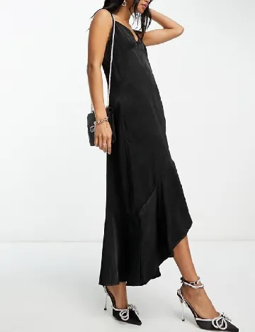 Rochie lunga Vila, negru