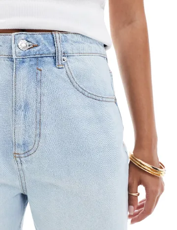Pantaloni scurti ASOS, albastru
