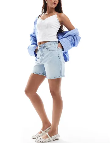 Pantaloni scurti ASOS, albastru