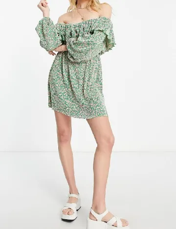 Rochie scurta ASOS, verde