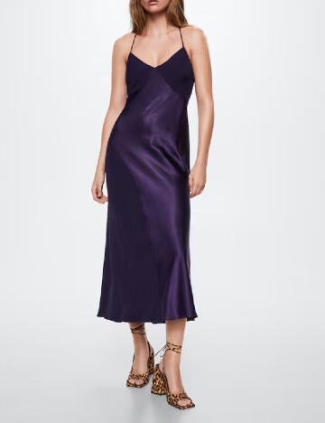 Rochie medie Mango, mov