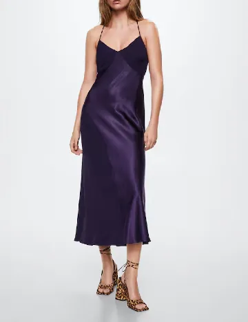 Rochie medie Mango, mov