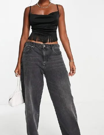 Top ASOS, negru Negru