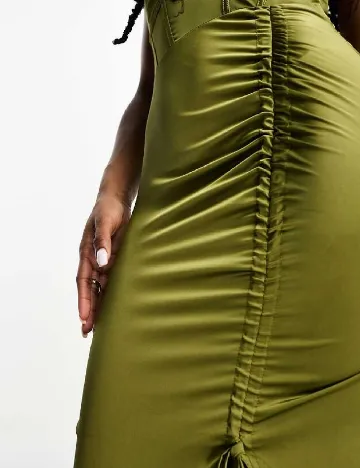 Rochie medie NAANAA, verde