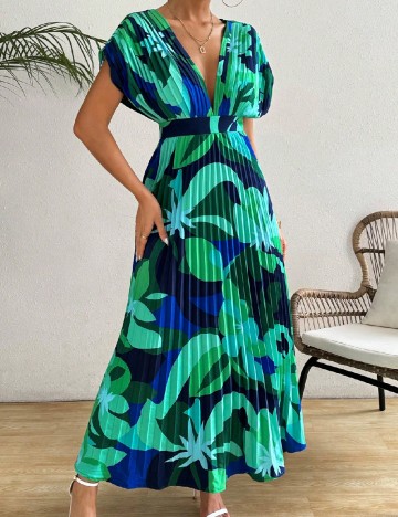 Rochie lunga SHEIN, verde