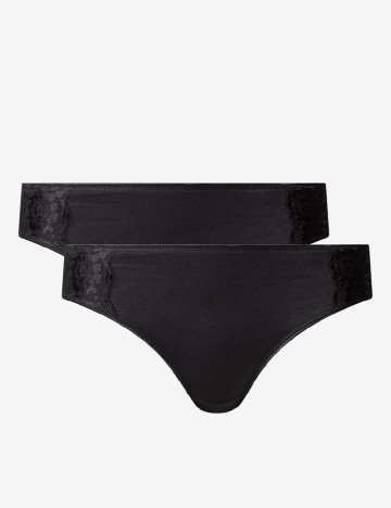 Set chiloti 2 perechi Dolce Bella, negru