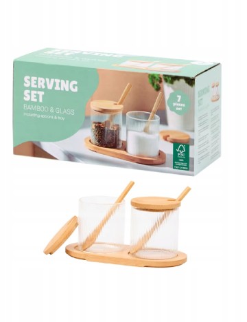 Set recipiente ACTION, bej