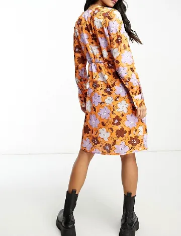 Rochie scurta Pieces, mix culori Mix culori