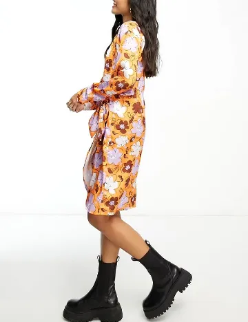 Rochie scurta Pieces, mix culori Mix culori