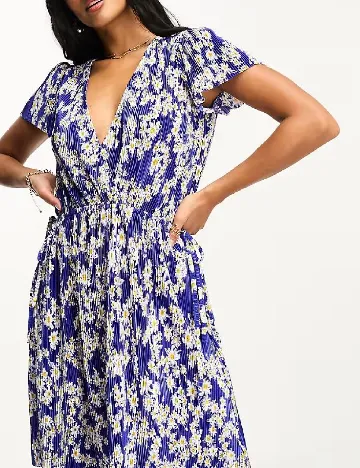 Rochie scurta ASOS, albastru