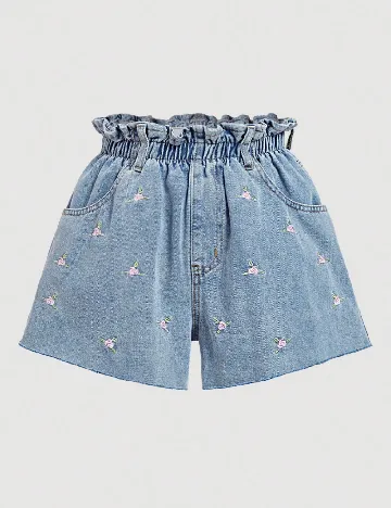 Pantaloni scurti SHEIN, albastru