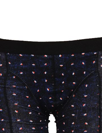 Set Boxeri 2 perechi Cozzi, albastru/negru