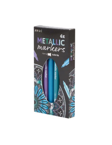 Set markere AVEC, mix culori