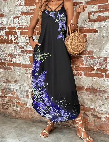 Rochie lunga SHEIN, mix culori