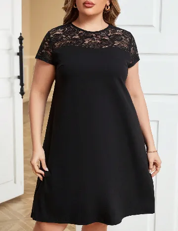 Rochie scurta SHEIN CURVE, negru