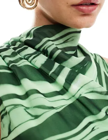 Rochie scurta ASOS, verde Verde