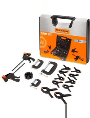 Set cleme fixare Werckmann, negru