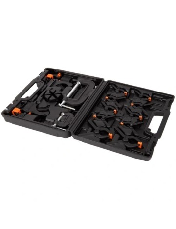 Set cleme fixare Werckmann, negru