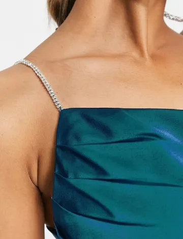 Rochie scurta Lola May, albastru Albastru