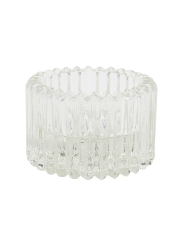 Suport lumanare Home Accents, transparent