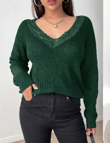 Pulover SHEIN, verde Verde