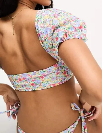 Top de baie Miss Selfridge, floral print