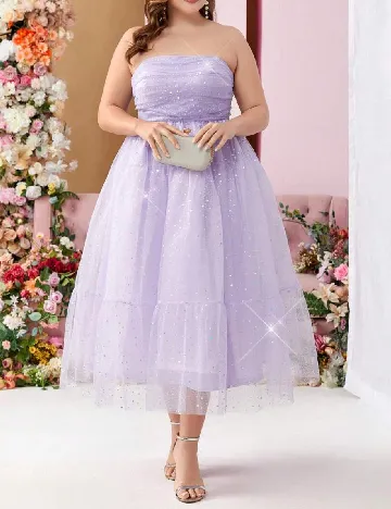 Rochie medie SHEIN CURVE, lila