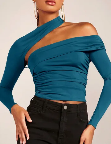Top SHEIN, turcoaz Albastru