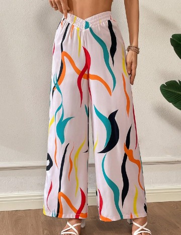 Pantaloni SHEIN, alb