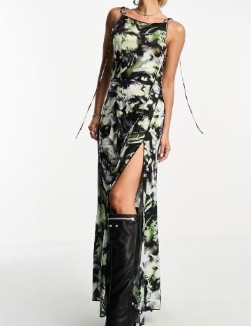 Rochie lunga Weekday, mix culori